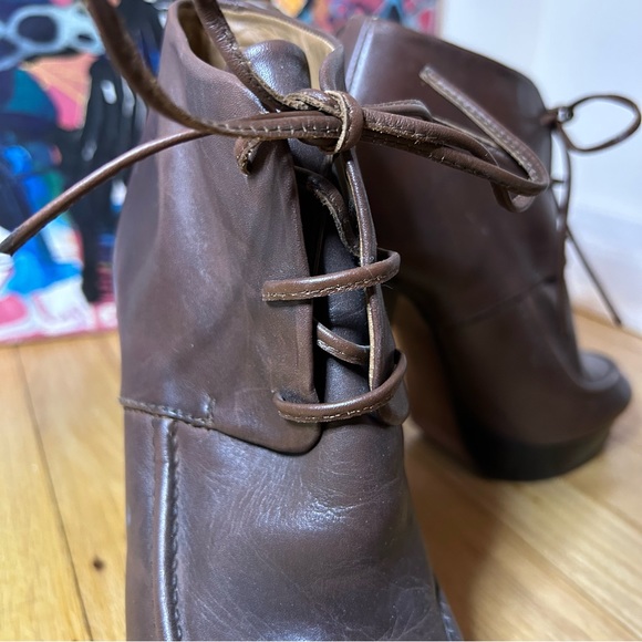 Special Edition Zara Brown Leather Booties - Picture 10 of 14